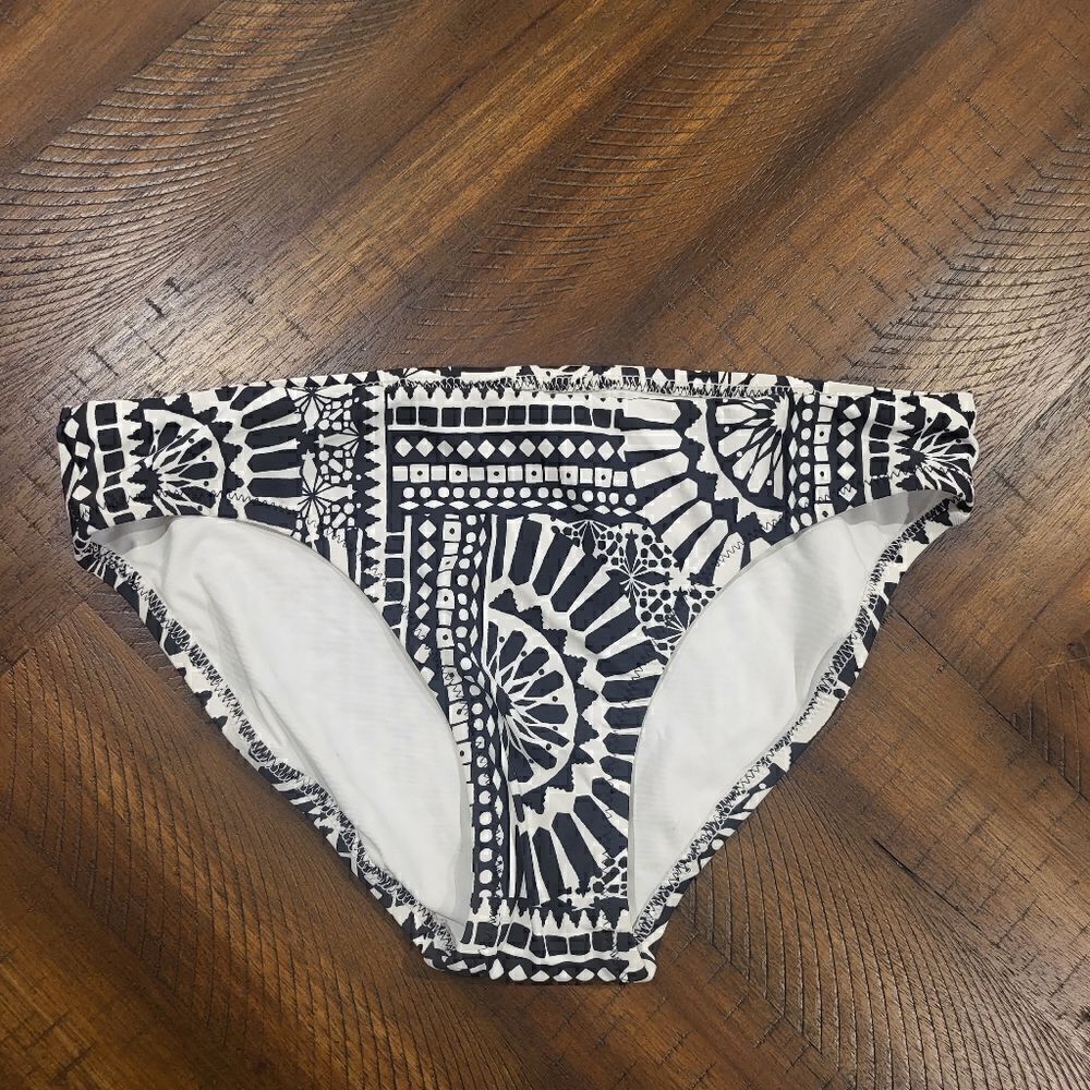 Helen Jon Black and White Bikini Bottom NWT XS